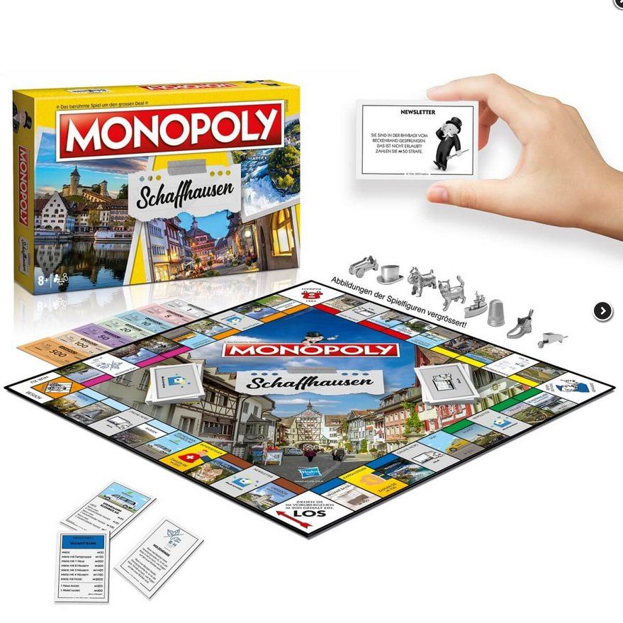 Giochi: Monopoly - Schaffhausen – Nuovo e nell'imballaggio originale da Oensingen venduto da Liquidations-Shop