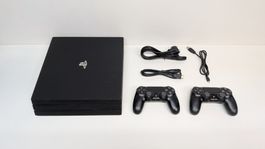 PlayStation 4 Pro mit 2 Controller