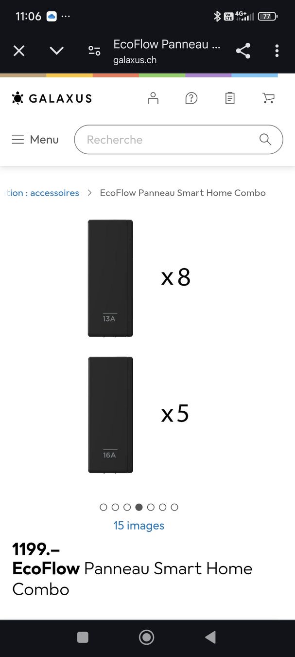 Ecoflow Générateurs de courant: EcoFlow Panneau Smart Home panel Combo - neuf avec relais – Neuf avec emballage d'origine à Gimel par fab_vvx6 4