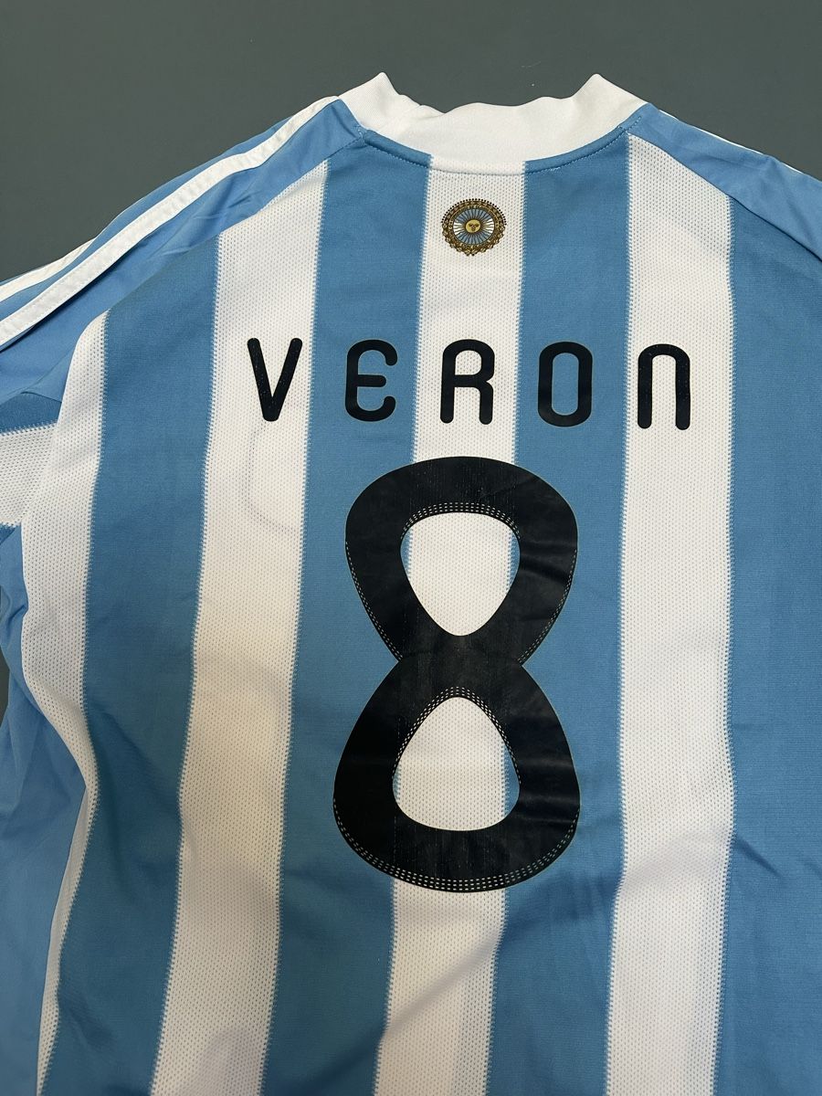 Adidas Canottiere & Pantaloni: Trikot Argentinien VERON Nr. 8 – Usato da Ennetbaden venduto da kloter6 1