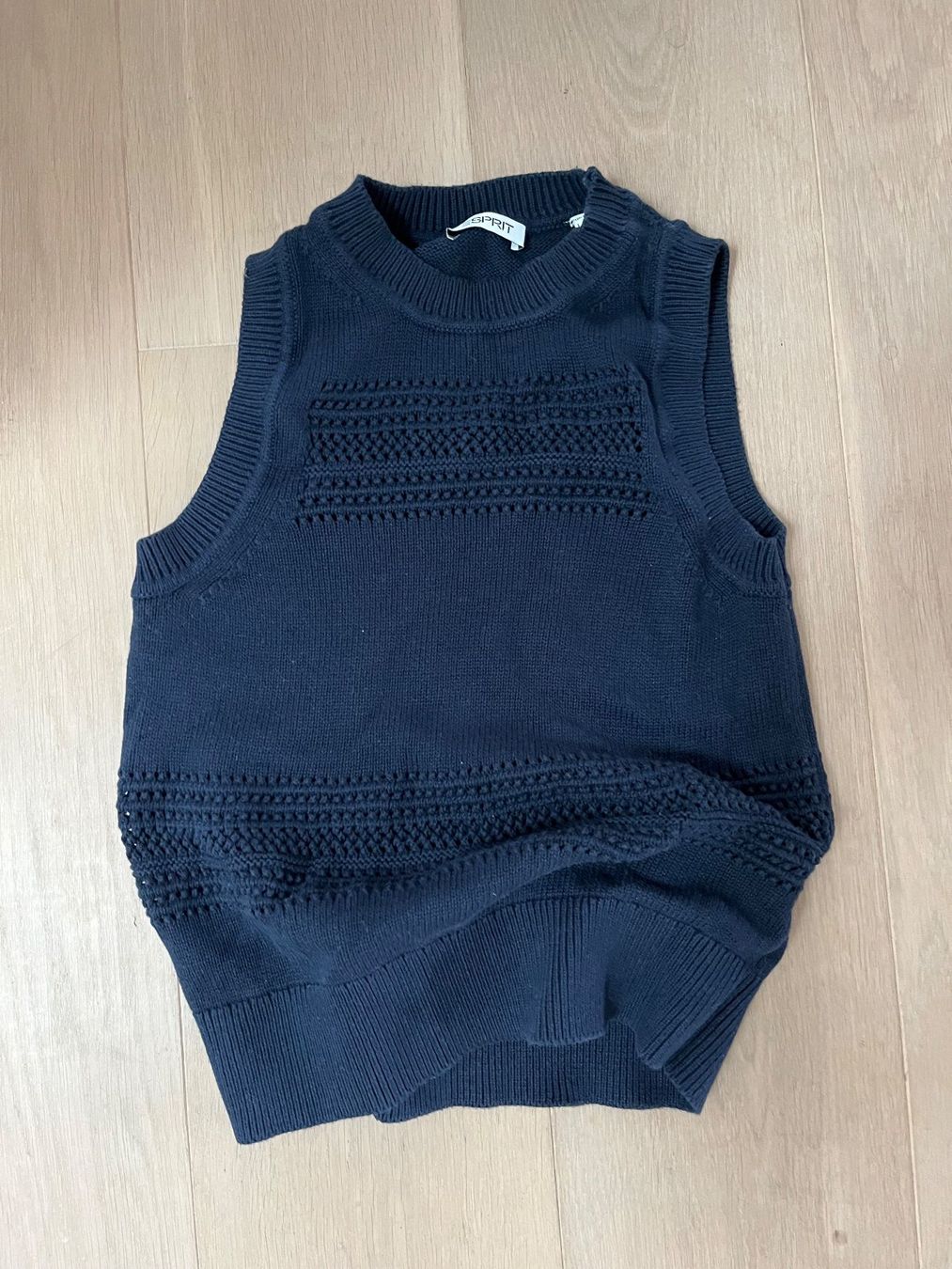 Esprit Tops: Neues Esprit Stricktop / Pullunder, Dunkelblau, ohne Etikett – Neu (gemäss Beschreibung) aus Uitikon Waldegg von YRH