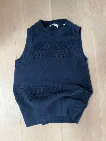 Neues Esprit Stricktop / Pullunder, Dunkelblau, ohne Etikett