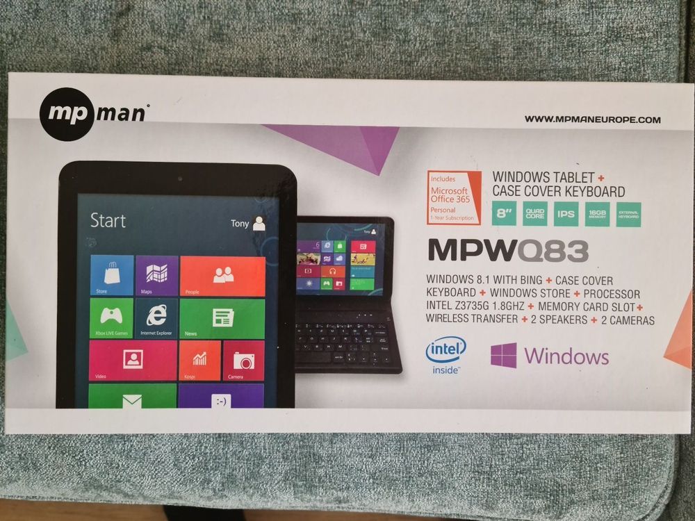 Windows Tablet Mp man MPWQ83 inkl Qwertz (Defekt) in Hünenberg für CHF ...