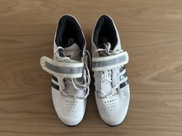 Gewichtheber Schuhe Adidas, Adipower 2 weiss