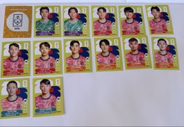 Panini WM 2026 - Süd Korea Set 14 Stk. inkl. Wappen 