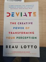 Kreativitätsbuch DEVIATE von Beau Lotto - Wie neu!