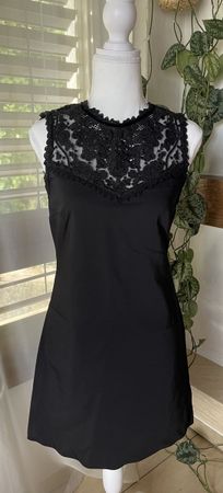 Zara Spitzenkleid, schwarz, Gr. S