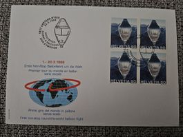 Ersttagsumschlag gestempelt und 1 briefmarke ungestempelt