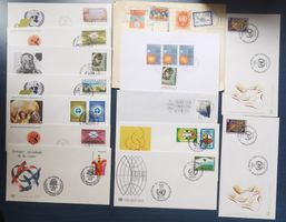 UNO Briefmarken Sammlung mit Ersttagsbriefen und Ganzsachen