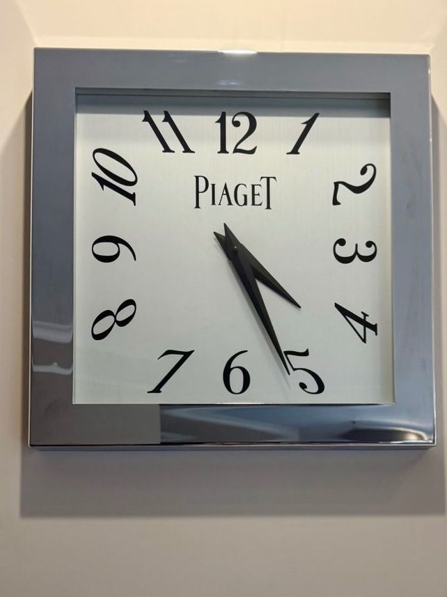 Piaget Orologi: Piaget rare Horloge murale/wall clock  48/48cm – Usato da Genève venduto da aspaklariacollection 1