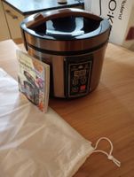 Fermentationsgerät Silber/Schwarz wie neu mit Anleitung