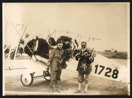 Fotografie Bremer Flieger Edzard überbo