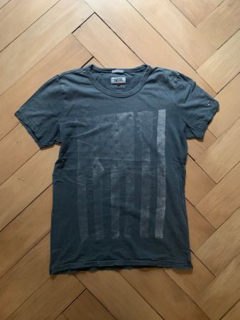 TOMMY HILFIGER - T-Shirt blaugrau S