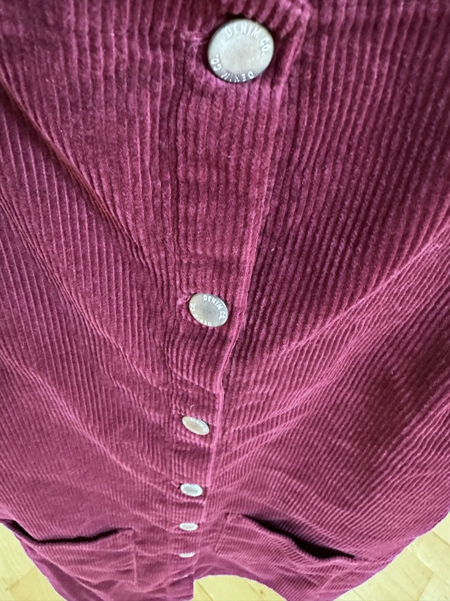 Vestiti: Cordkleid Bordeaux 34 – Usato da Zürich venduto da Misus.Flohmi 3