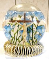 Jesus am Kreuz unter Wasser