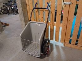 Leichter Trolley Handwagen Velo-Anhänger mit Hörnern 