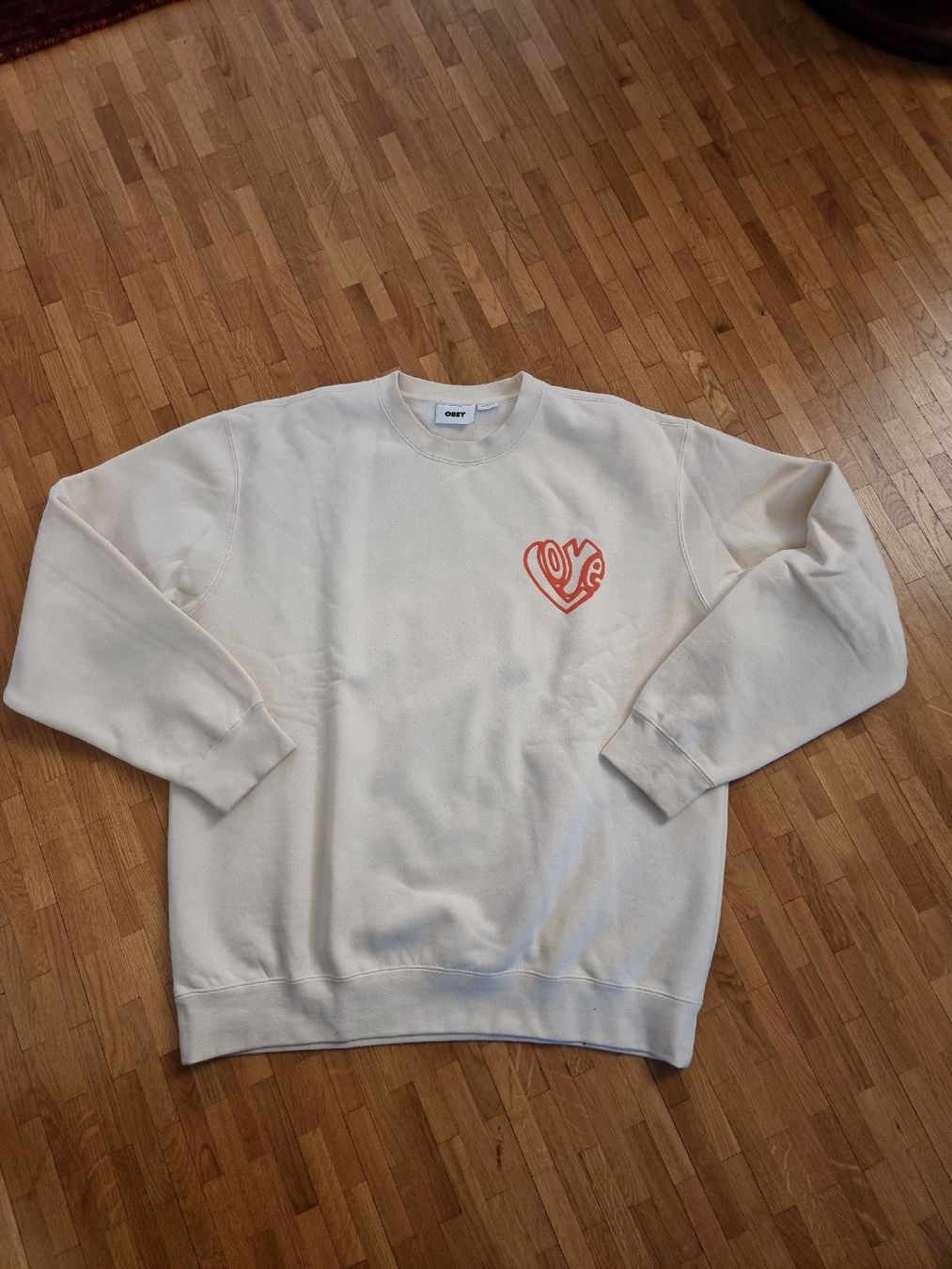 Obey Maglioni & Felpe: Pull sweat crème homme OBEY Taille L – Nuovo (secondo la descrizione) da Veyrier venduto da Leilazizou