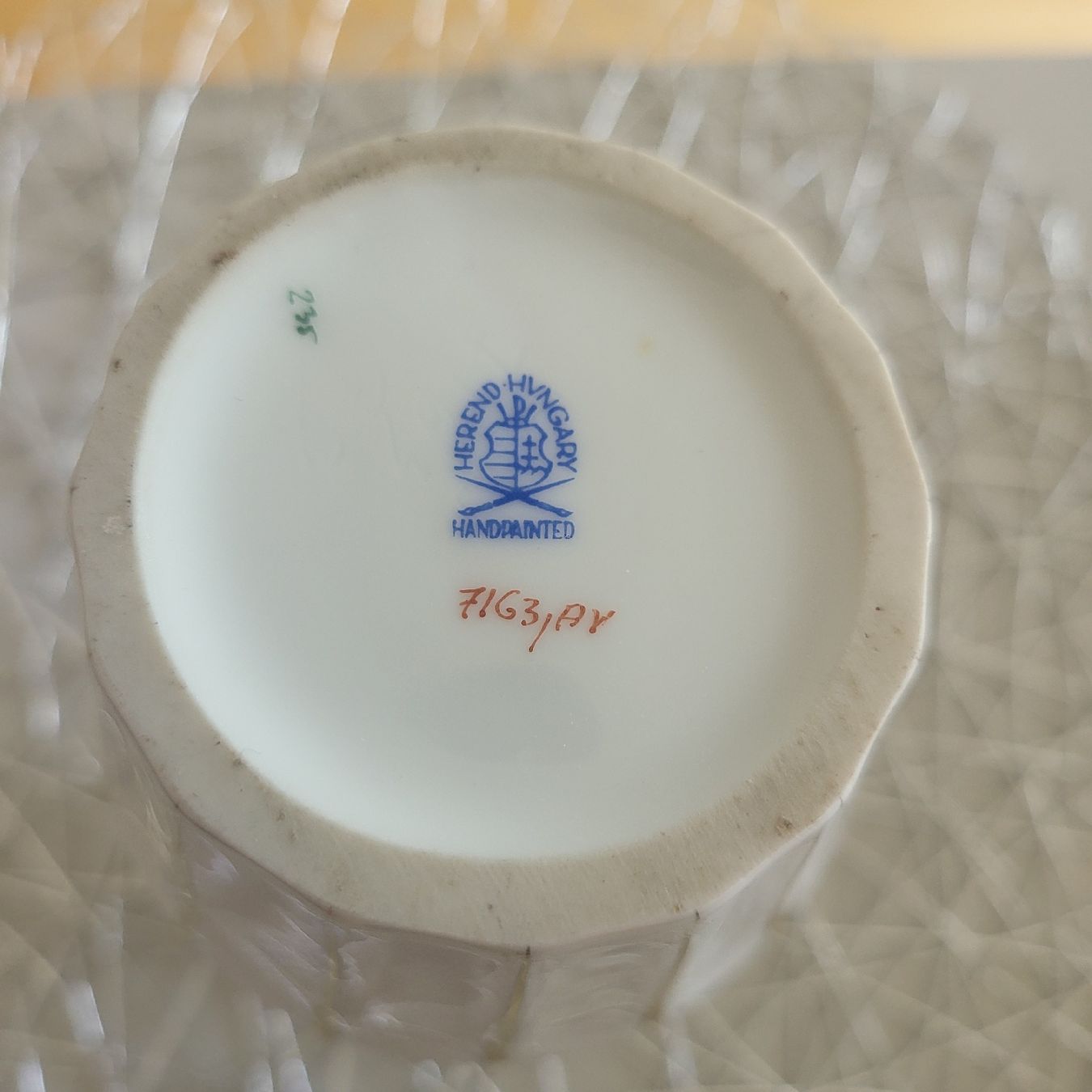 Herend Vasen & Gefässe: Herend Vase Apponyi grün Ungarn – Gebraucht aus Binningen von Hofka64 2