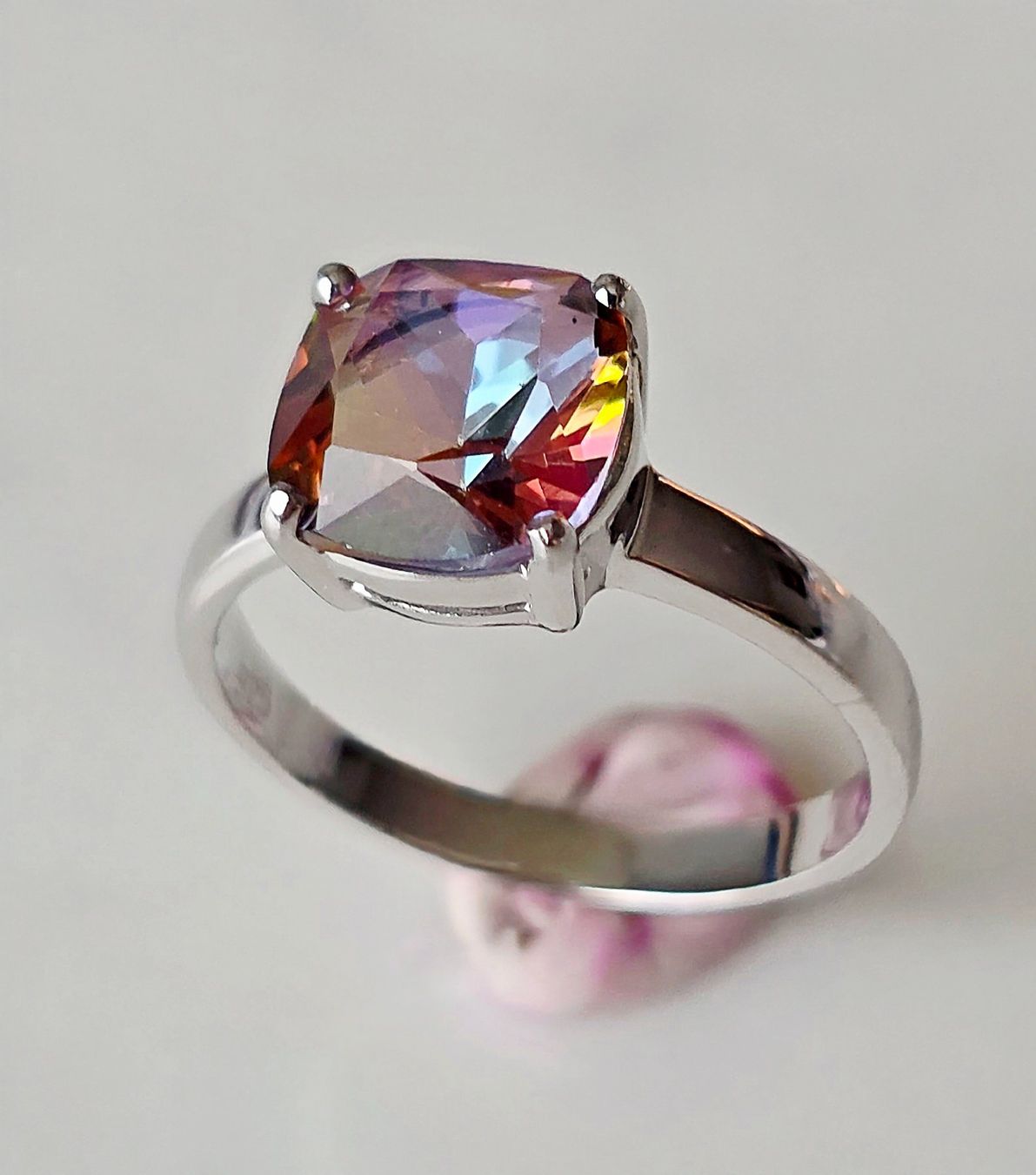 Anelli: Mystic Topas Solitaire Fingerring – Nuovo (secondo la descrizione) da Zürich venduto da Benedikt21 4