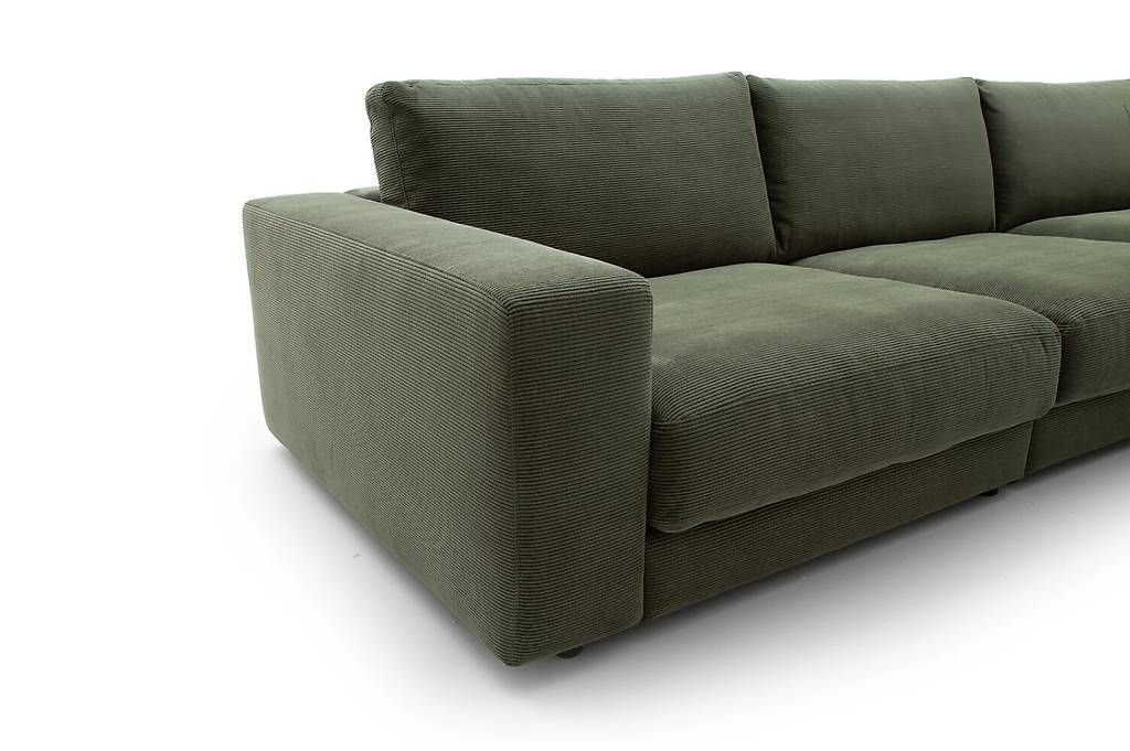 Divani: Ecksofa High End mit Longchair in Cord – Nuovo e nell'imballaggio originale da Bischofszell venduto da deluxe-moebel 3
