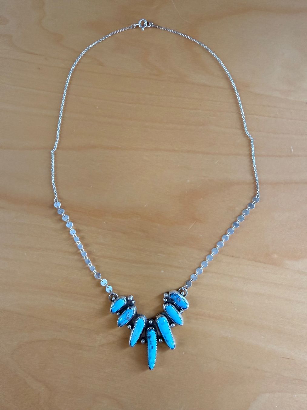 Catenine: MORENCI Türkis 925 Silber Collier – Nuovo e nell'imballaggio originale da Frauenfeld venduto da Scleo 2