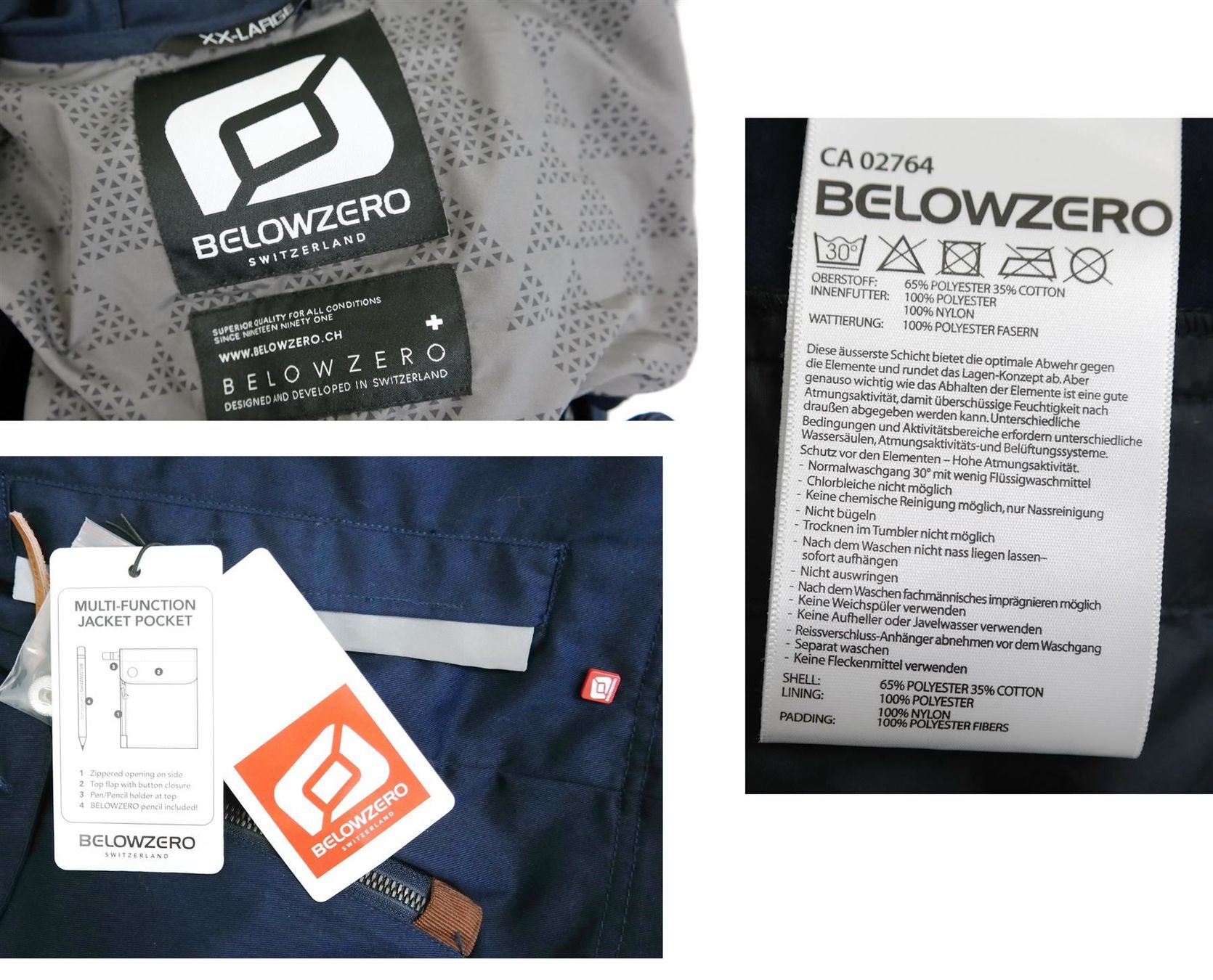 Giacche: BELOWZERO Herren Jacke Übergangsjacke multi-Function /Gr.XXL – Nuovo e nell'imballaggio originale da Wohlenschwil venduto da EddieS-Outlet 8