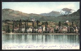 AK Clarens, Les Villas Dubochet, 1905