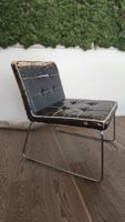 Designer Sessel mit Chromgestell, Vintage-Look, 60er-Jahre