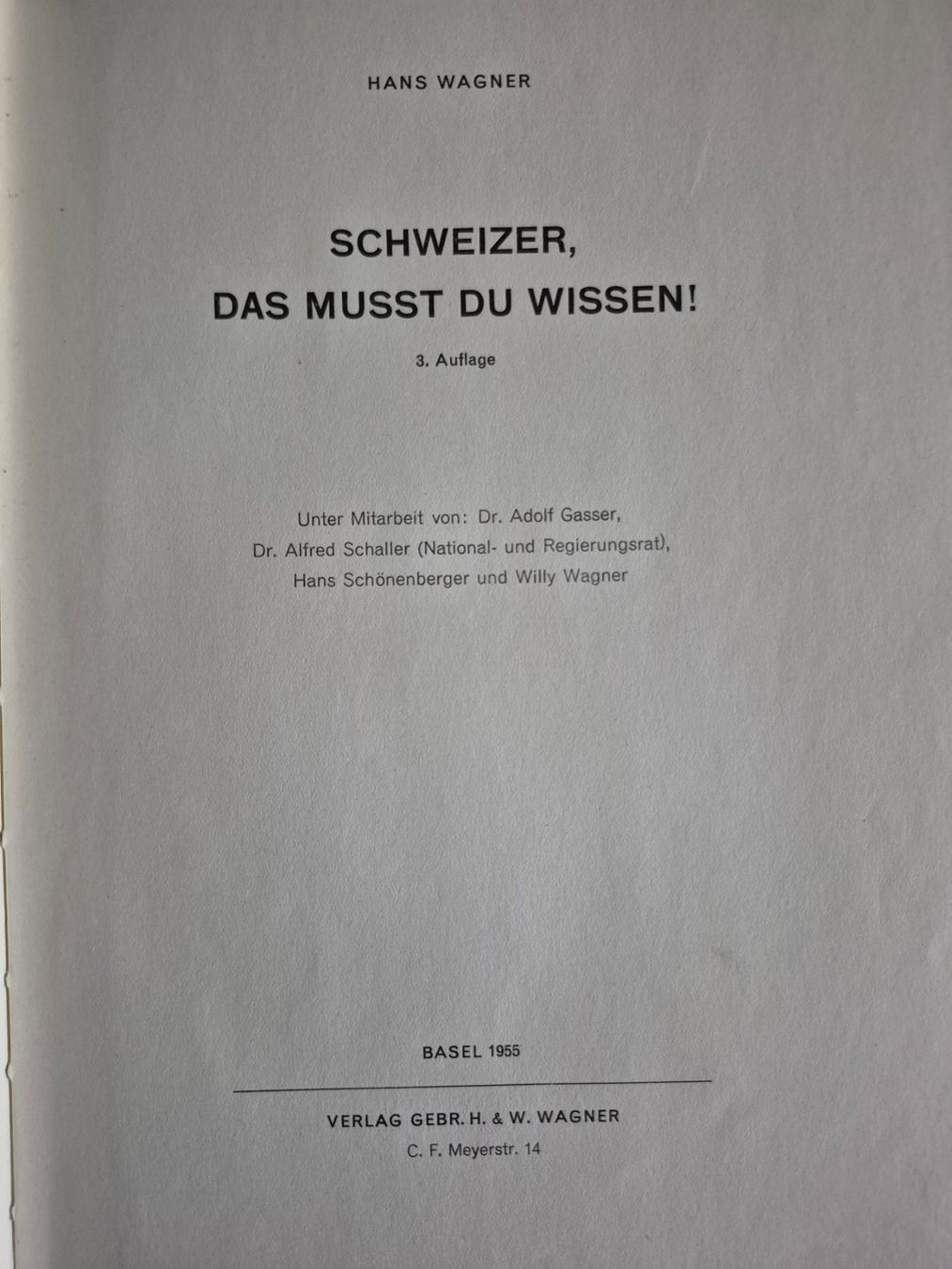 Libri: Schweizer, das musst du wissen! – Usato da Balsthal venduto da Jamamoegg 1