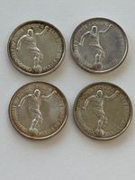 4 FIFA Medaillen Fussball WM 1954 50 Jahre Jubilaeum Silber