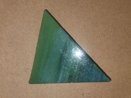 Brosche, Grün-Blau Dreieck, triangolo, 3eck, Kleider Schmuck