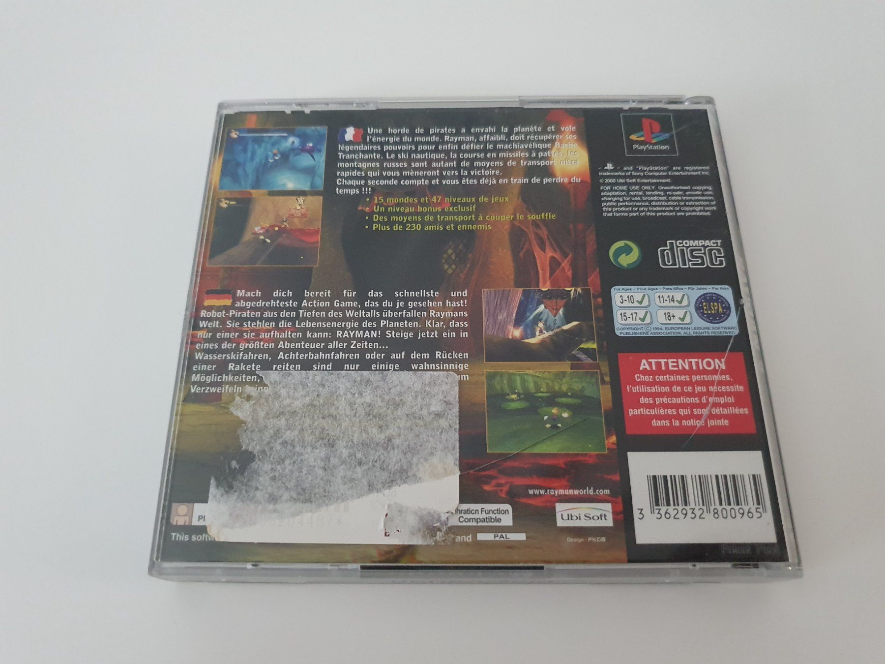 Giochi: Rayman 2 (PS1) – Usato da Puidoux venduto da Svreber 1
