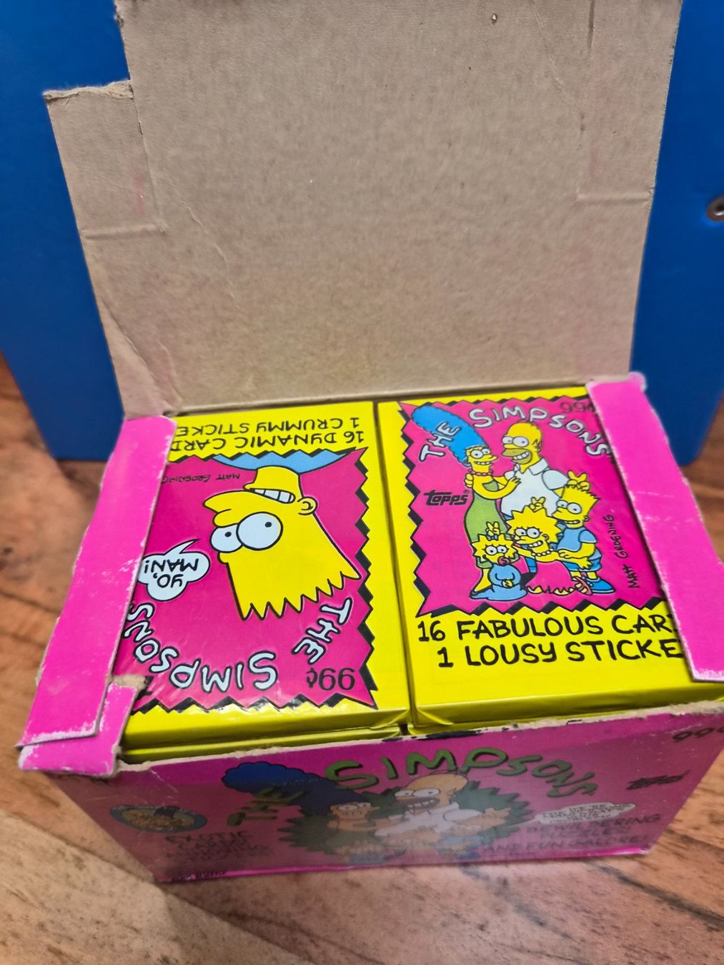 Topps Carte collezionabili: TRADING CARDS THE SIMPSON 1990 – Nuovo e nell'imballaggio originale da Schönenberg ZH venduto da heaangst 1