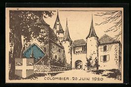 Colombier, Lien National 1920, Ortsparti