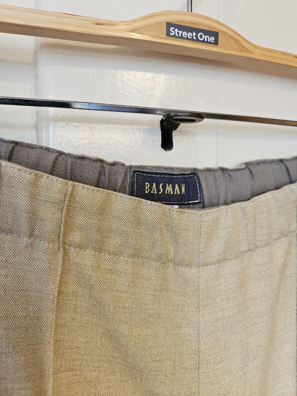 Completi & Tailleur: Basman Set Jacke und Hose blau beige – Usato da Wattwil venduto da Fair2nd 2