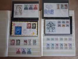Vatikan: Jahr 1968 alle FDCs &alle Briefmarken ET Stempeln