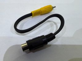 4-Pin Stecker S-Video-In auf Cinch Stecker Composite Video