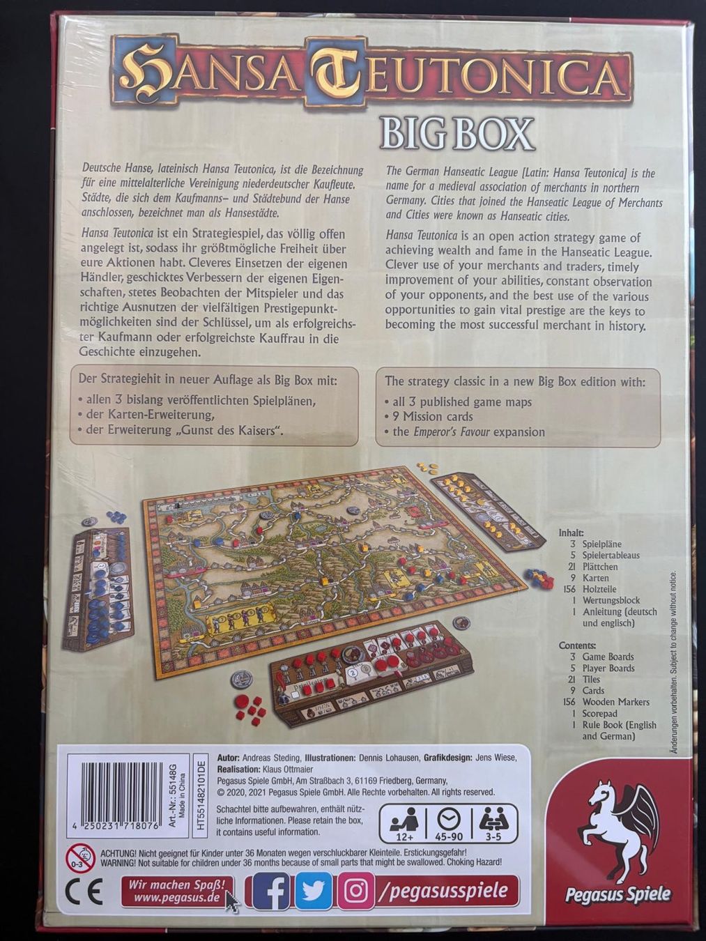 Pegasus Spiele Giochi: Spiel «Hansa Teutonica» Big Box – Nuovo (secondo la descrizione) da Winterthur venduto da Wegweiser01 1