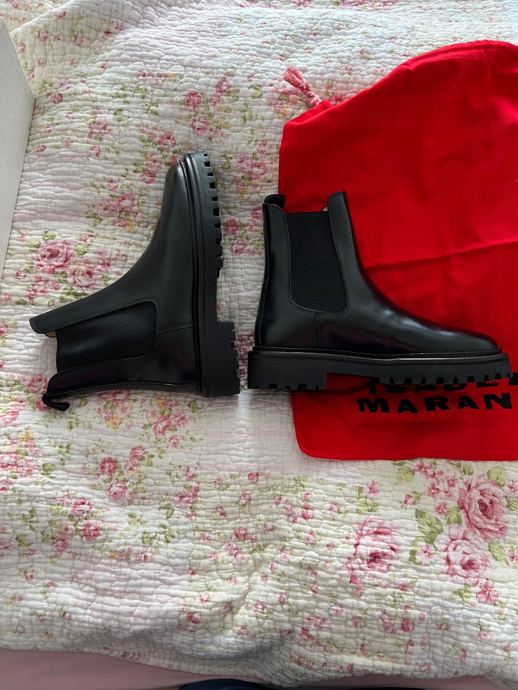 Isabel Marant Scarpe da donna: Isabel Marant Leder Boots Schwarz, Grösse 37 – Nuovo e nell'imballaggio originale da Muttenz venduto da saniye85 1