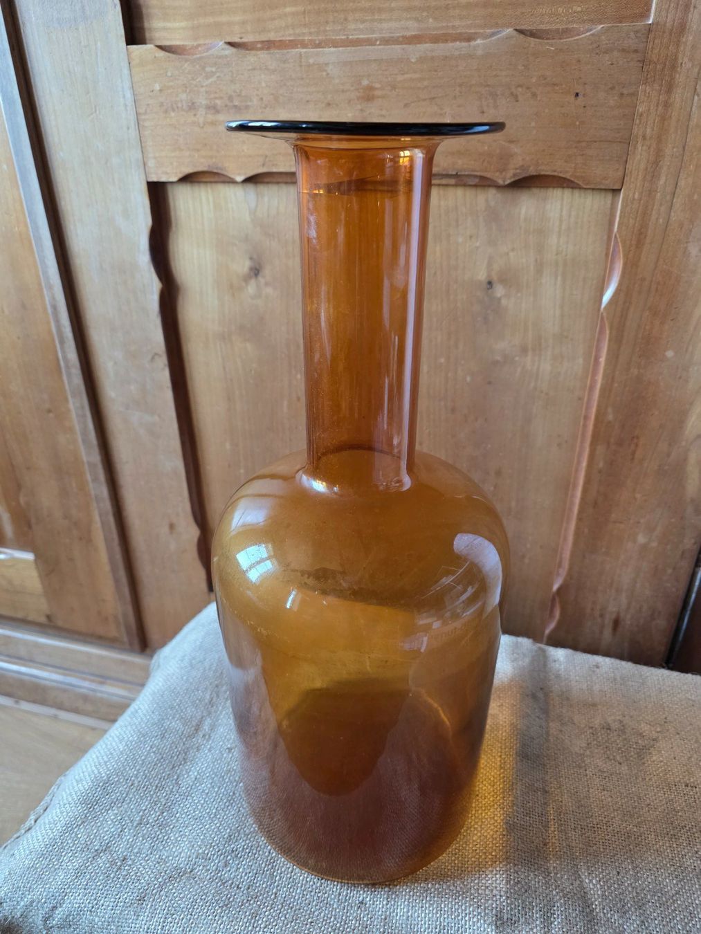 Vasi & Recipienti: antike grosse Glas Vase orange 44 cm – Usato da Walterswil BE venduto da Lonitti 4