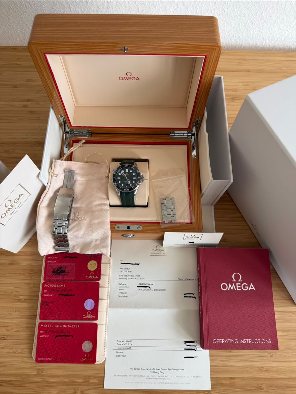 Omega Orologi: Omega Seamaster Diver 300M | Full Set | Excellent condition – Usato da Zürich venduto da ali_5gpz 5