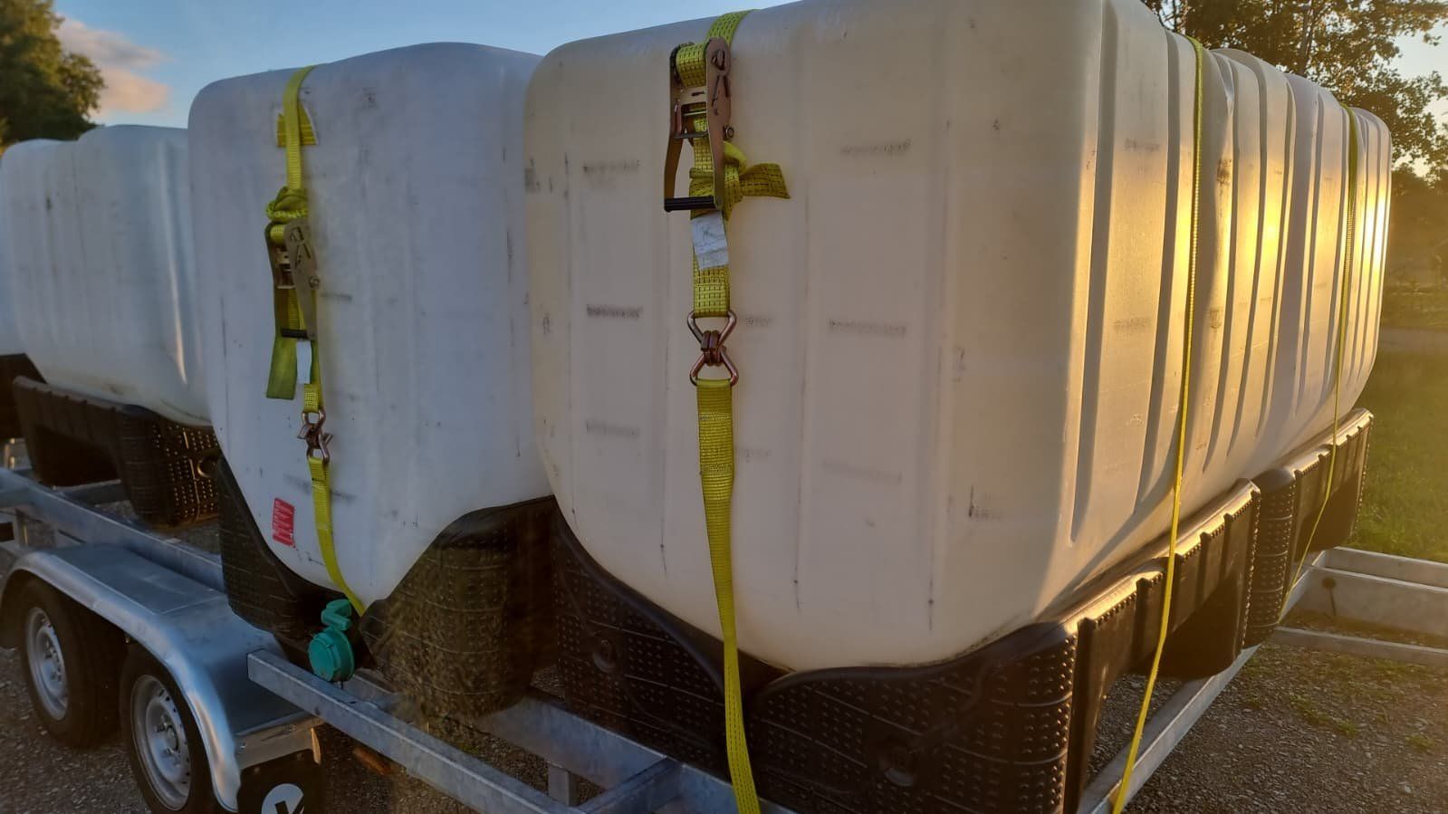 Abbeveratoi e trogoli: 4 IBC Blase Wassertank 1000l Wasserbehälter Regenwassertank – Usato da Wettingen venduto da ray_boccia 3