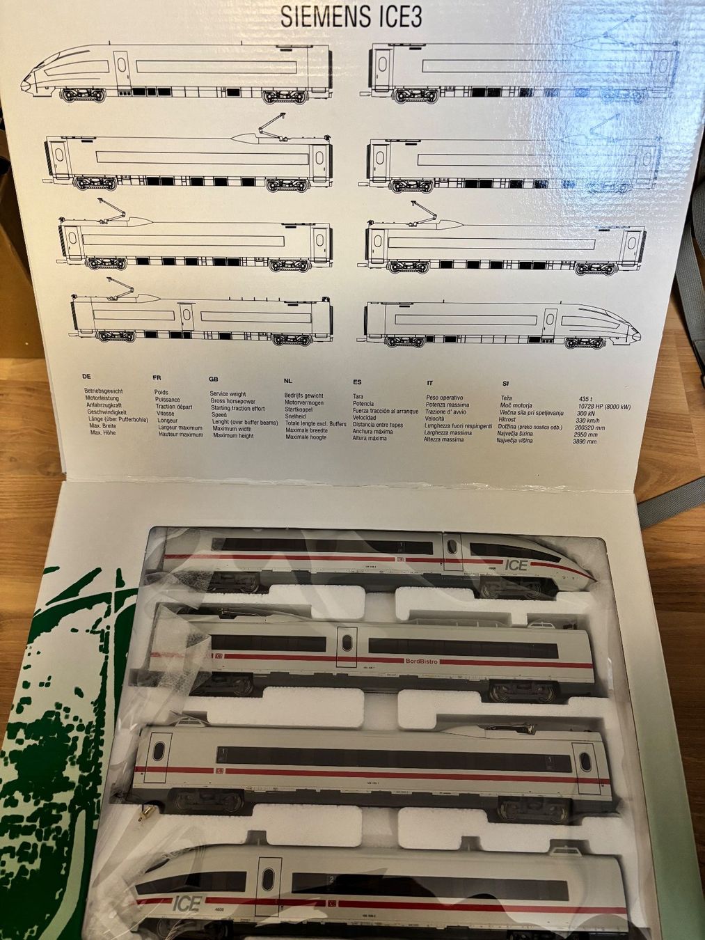 Mehano Modelleisenbahnen: Mehano Prestige ICE3 Triebzug 8-teilig – Neu (gemäss Beschreibung) aus Rothenburg von Vanzonk