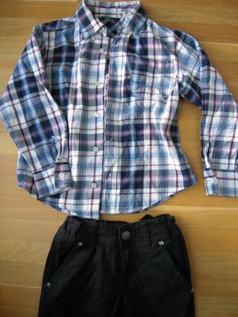 Benetton Bluse und Benetton Hose Gr 110 116 - WIE NEU!!