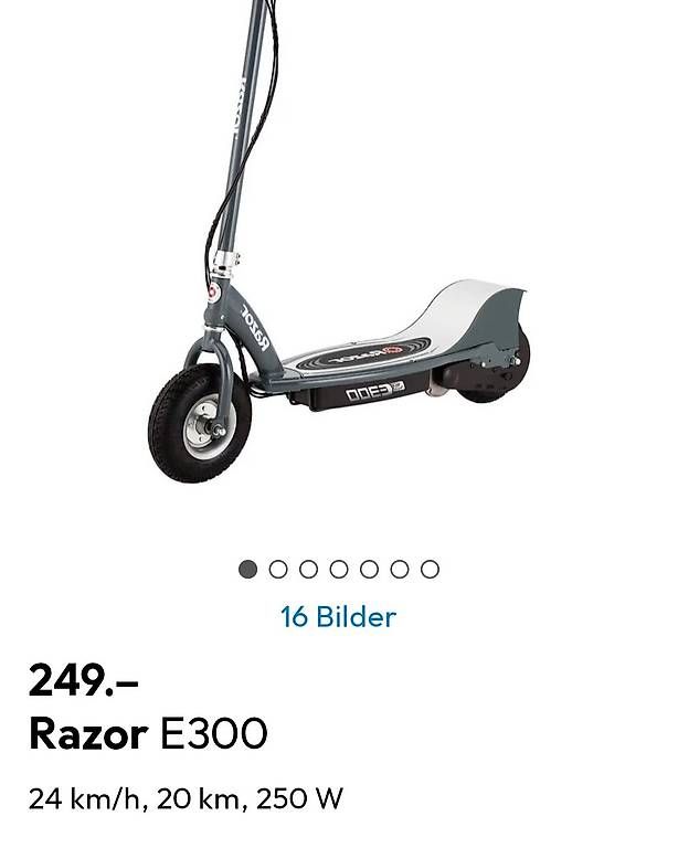 Fahrzeuge für Kinder: E-Trotti Razor 300 – Gebraucht aus Walchwil von macek01 2