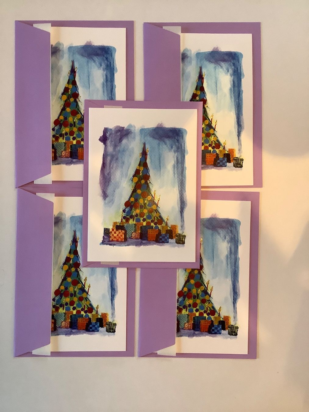 Cartoline: 5 wunderschöne Weihnachtskarten – Usato da Triesen venduto da boston7 1