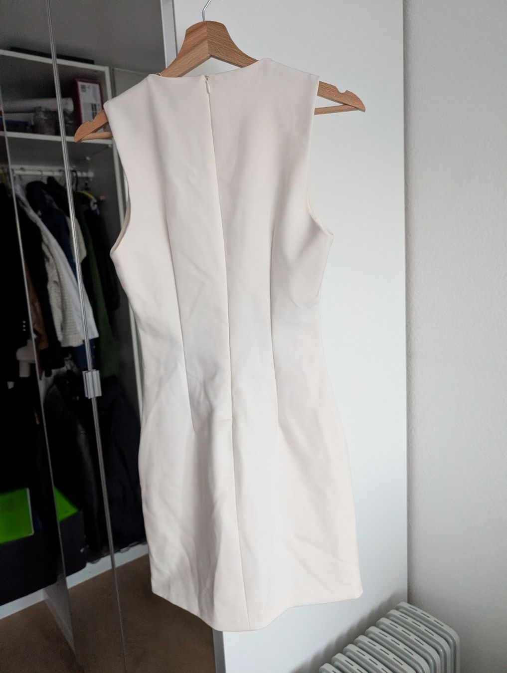 Zara Vestiti: Ärmelloses Kleid, ZARA, Creme, Grösse S – Usato da Wädenswil venduto da macik 1