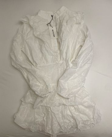Robe blanche "Meet me there" - Taille XXS/ XS avec étiquette