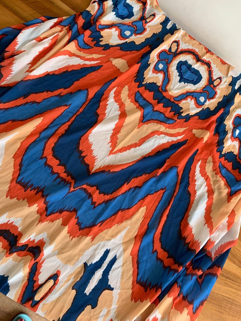 Internationale Kunst: Wunderschöner Stand Kimono Longbluse Grösse 1Size Kunterbunt – Neu (gemäss Beschreibung) aus Meiringen von luanik 2