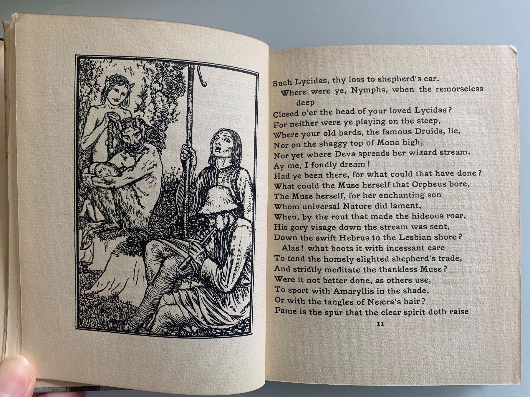 Libri: John Milton: Lycidas and Other Odes. Ill. R. Anning Bell. – Usato da Basel venduto da SusaSandig 6